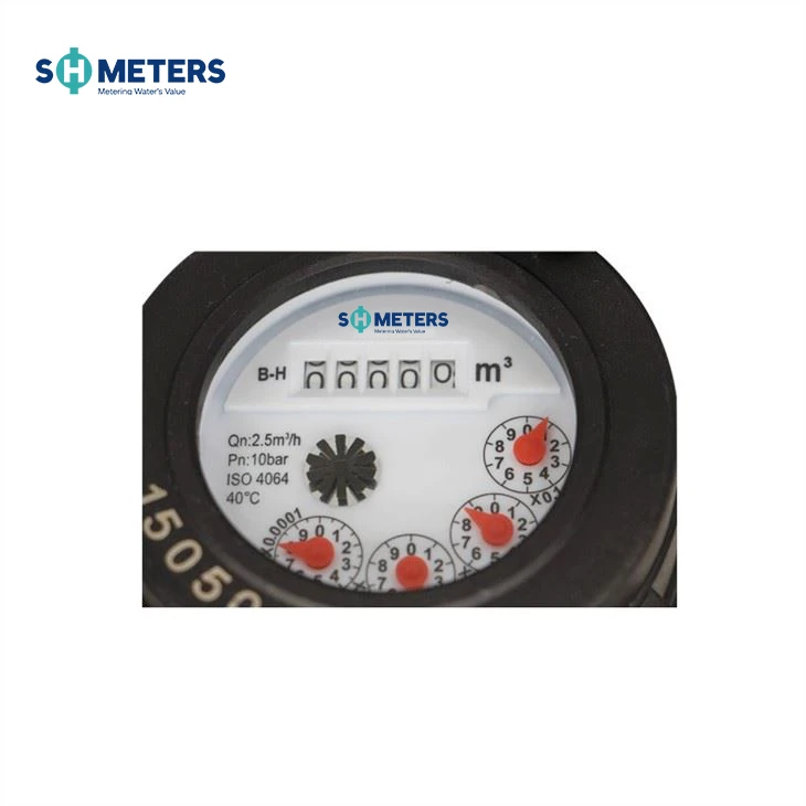 Mechanical Water Flow Meter Multijet Dry Type Water Meter