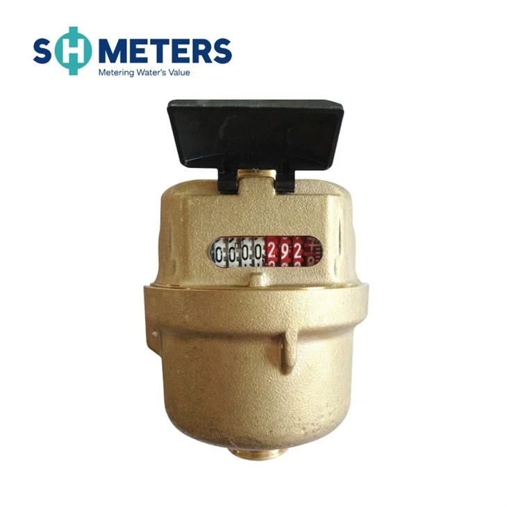 Volumetric Water Meter With Brass Body R250 For Residential high quality Volumetric Water Meter With Brass Body R250 For Residential high quality